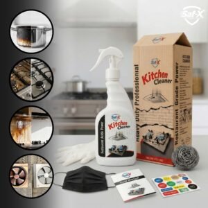 SafX Professional Kitchen Cleaner | Heavy Duty Grease & Stain Remover (450ml)