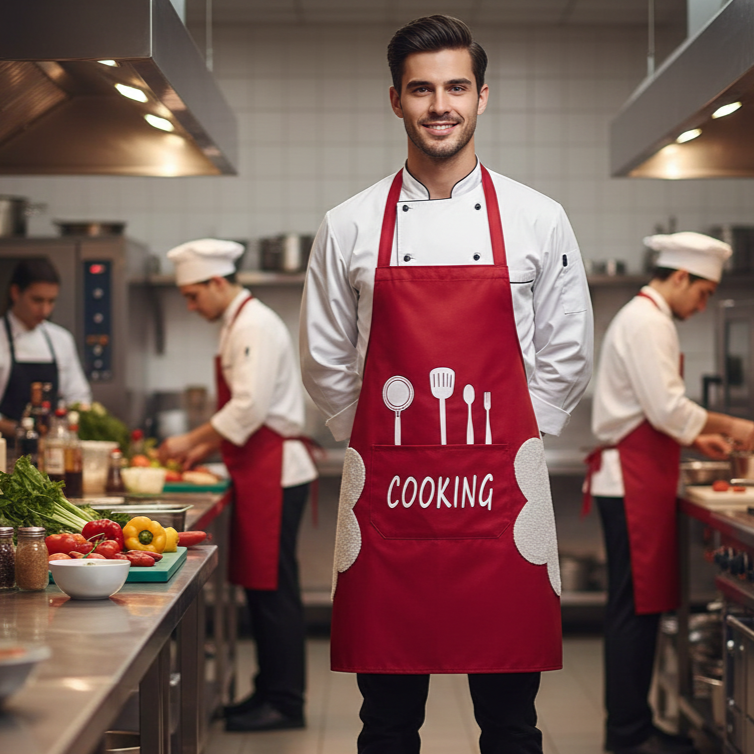 Waterproof Premium Cooking Apron with Pocket for Women and Men