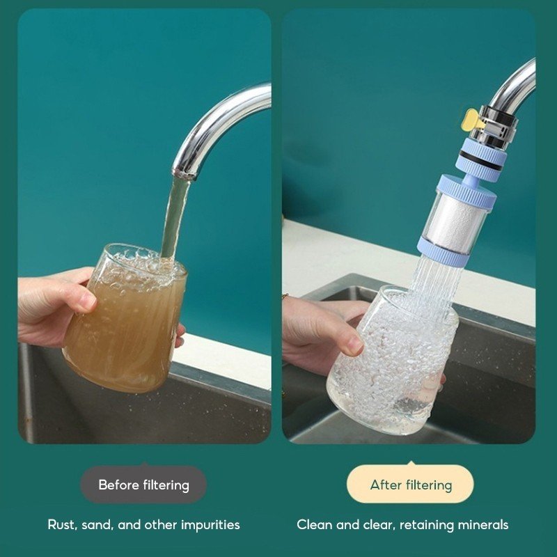 6-Layer Tap Water Filter | কলের পানি পরিশোধন ফিল্টার (Kitchen & Bathroom Use) - Image 2