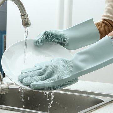 Silicone Scrubbing Gloves – Heat Resistant, Dishwashing & Multi-Purpose Cleaning Gloves - Image 2