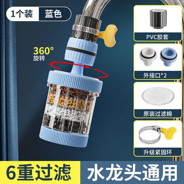 6-Layer Tap Water Filter | কলের পানি পরিশোধন ফিল্টার (Kitchen & Bathroom Use) - Image 3